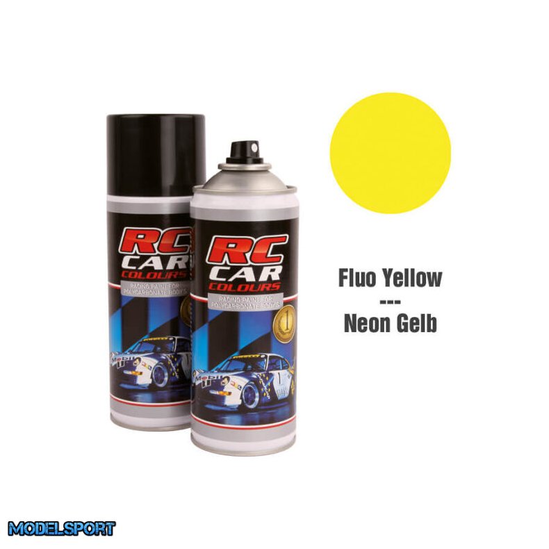 RC Car Colours Fluo Yellow Nr 1007 Spraymaling