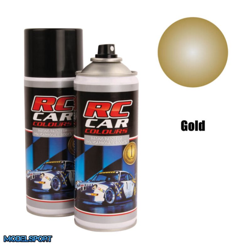 RC Car Colours Gold Metalic Nr 910 Spraymaling