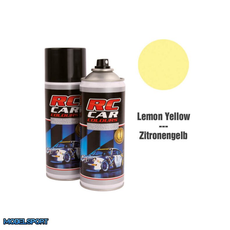 RC Car Colours Lemon Yellow Nr 020 Spraymaling