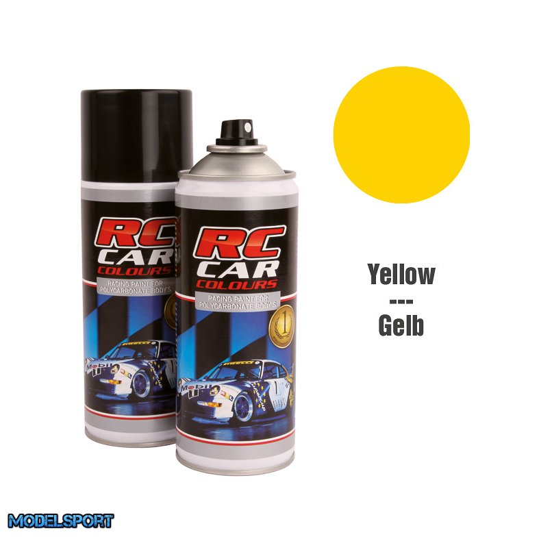 RC Car Colours Yellow Nr 019 Spraymaling