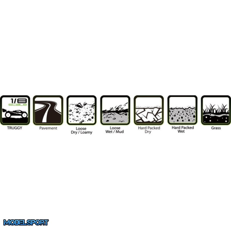 Louise RC T-APOLLO 1:8 Truggy Hjuls�t