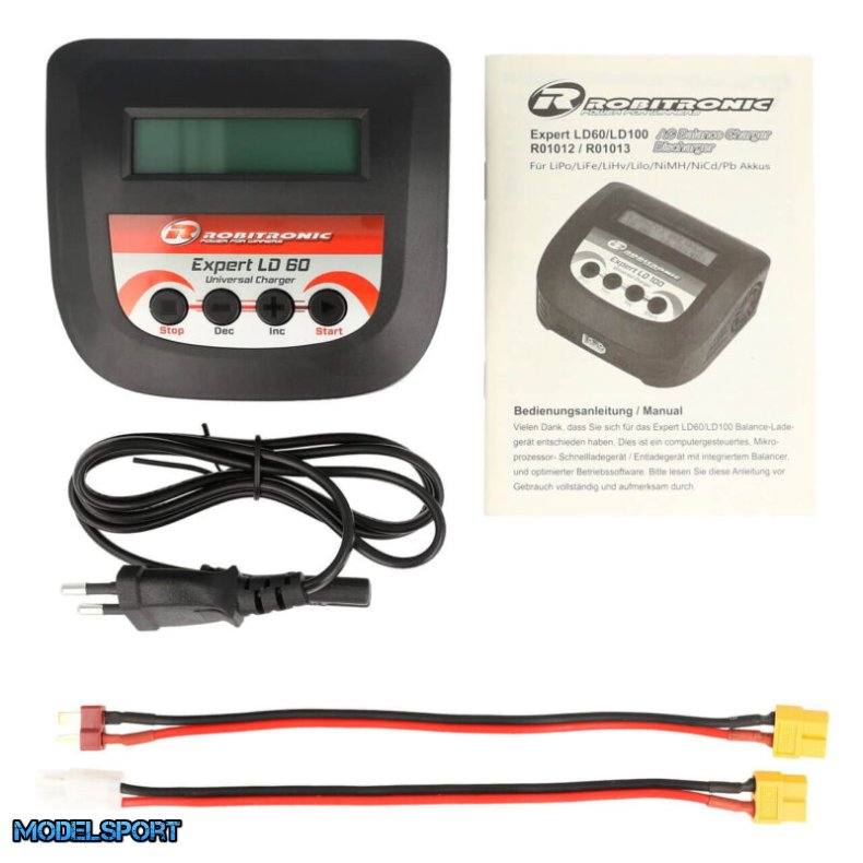 Robitronic Expert LD 60 lader LiPo 2-4s 6A 60W