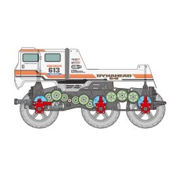 Tamiya 1/18 RC Dynahead 6x6 (G6-01TR)