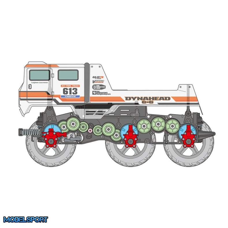 Tamiya 1/18 RC Dynahead 6x6 (G6-01TR)