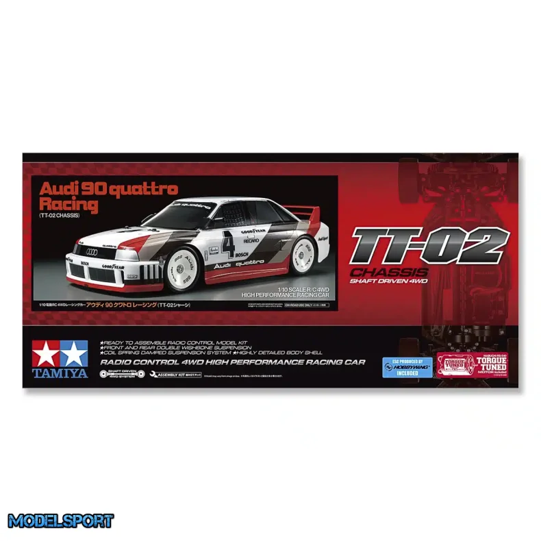 Tamiya Audi 90 quattro Racing - TT-02