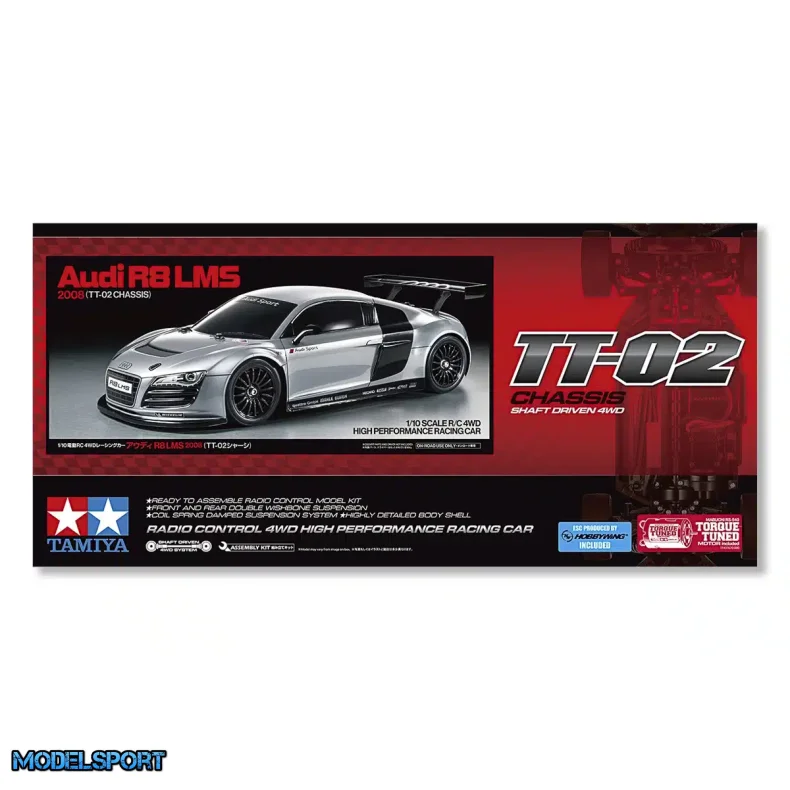 Tamiya Audi R8 LMS 2008 - TT-02