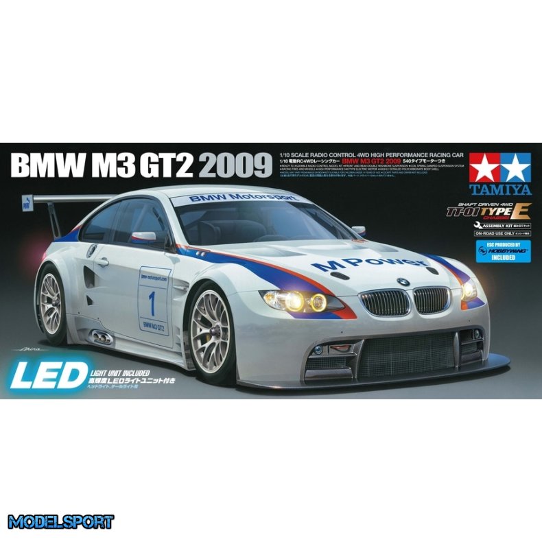 Tamiya BMW M3 GT2 2009 - TT-01 TYPE-E