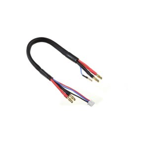 Team Corally Charge/Balance Lead 2S 5mm Ultra V+ Silicon Wire 30Cm