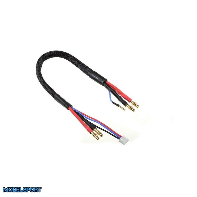 Team Corally Charge/Balance Lead 2S 5mm Ultra V+ Silicon Wire 30Cm