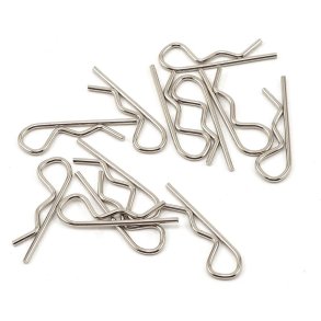 Traxxas TRX1834 Karosseri clips (Silver) 12 stk