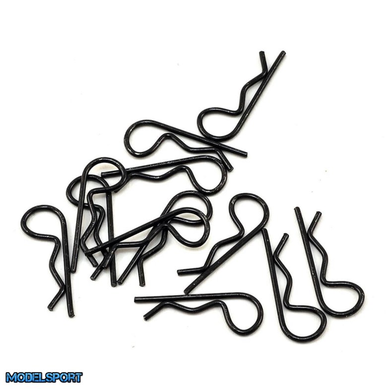 Traxxas TRX1834A Karosseri clips (Sorte) 12 stk