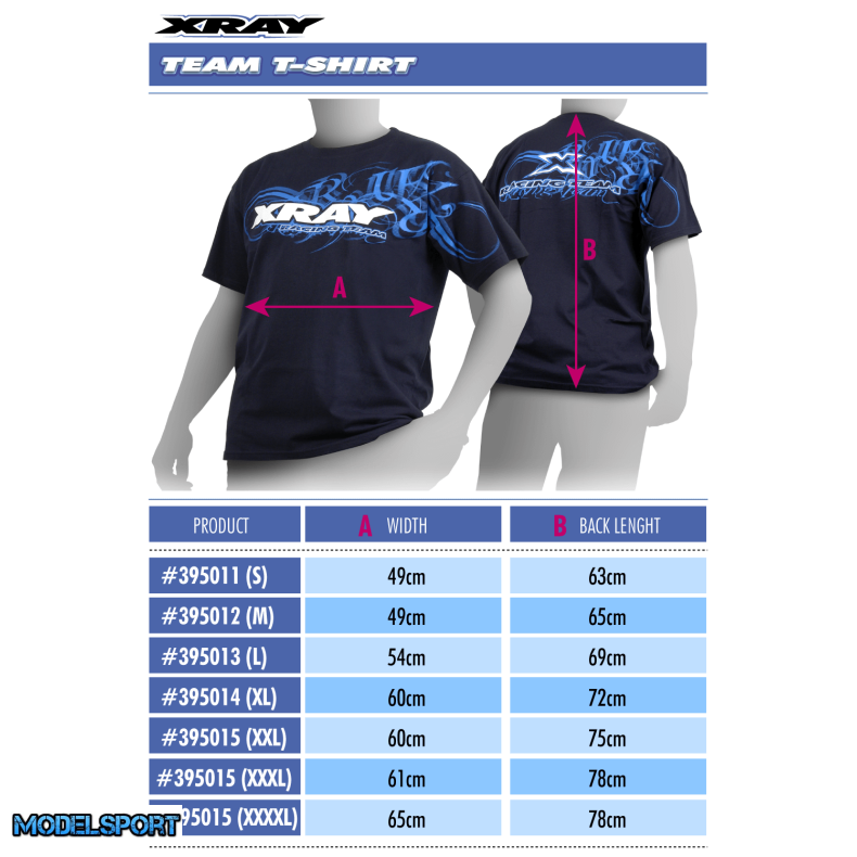 XRAY Team T-Shirt XXXXL