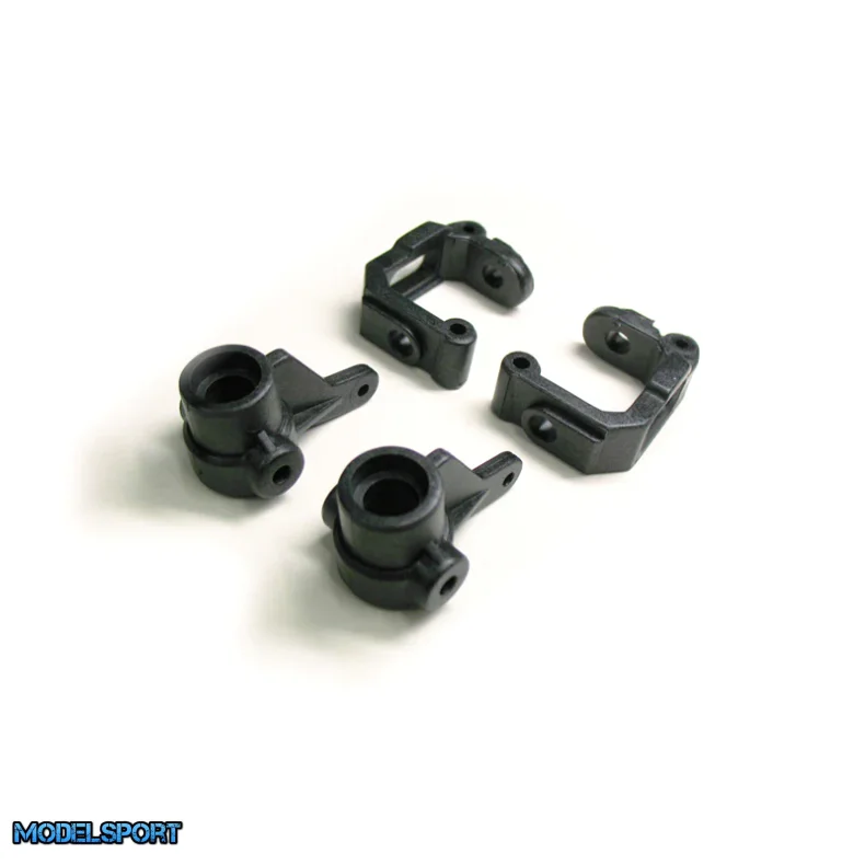 Carisma RC - M40S - Front C Hub - Steering Arm - Knuckle - Set