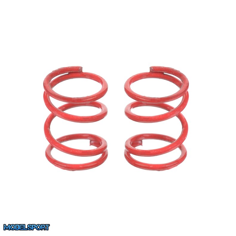 Team Corally - Front Spring Coils - Red 0.4mm - Soft - 2 Pcs