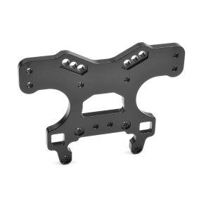 Team Corally - Shock Tower - XP4S - Front - Aluminum - 5mm - Black - 1 Pc