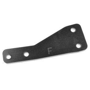 Team Corally - Shock Tower Brace - Front - Aluminum - Black - 1 Pc