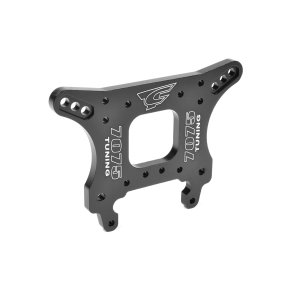 Team Corally - Shock Tower - XTR - Front - Aluminum 7075 - 5mm - Black - 1 Pc