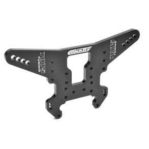 Team Corally - Shock Tower - XTR - MTL - Rear - Aluminum 7075 - 5mm - Black - 1 Pc
