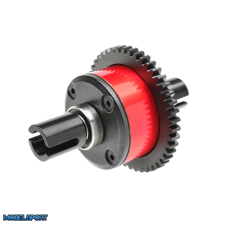 Team Corally - Diff Assembly - Center - Aluminum / Steel - 46T CNC-Machined Spur Gear - Xpert Build - 100K Oil Filled - 1 Set