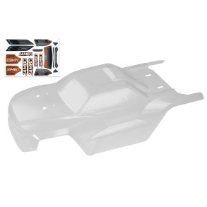 Team Corally - Polycarbonate Body - Jambo XP 6S - Clear - Cut - Decals - 1 Pc