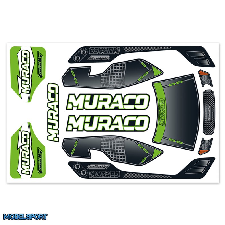 Team Corally - Body Decal Sheet - Muraco XP 6S - 1 Pc