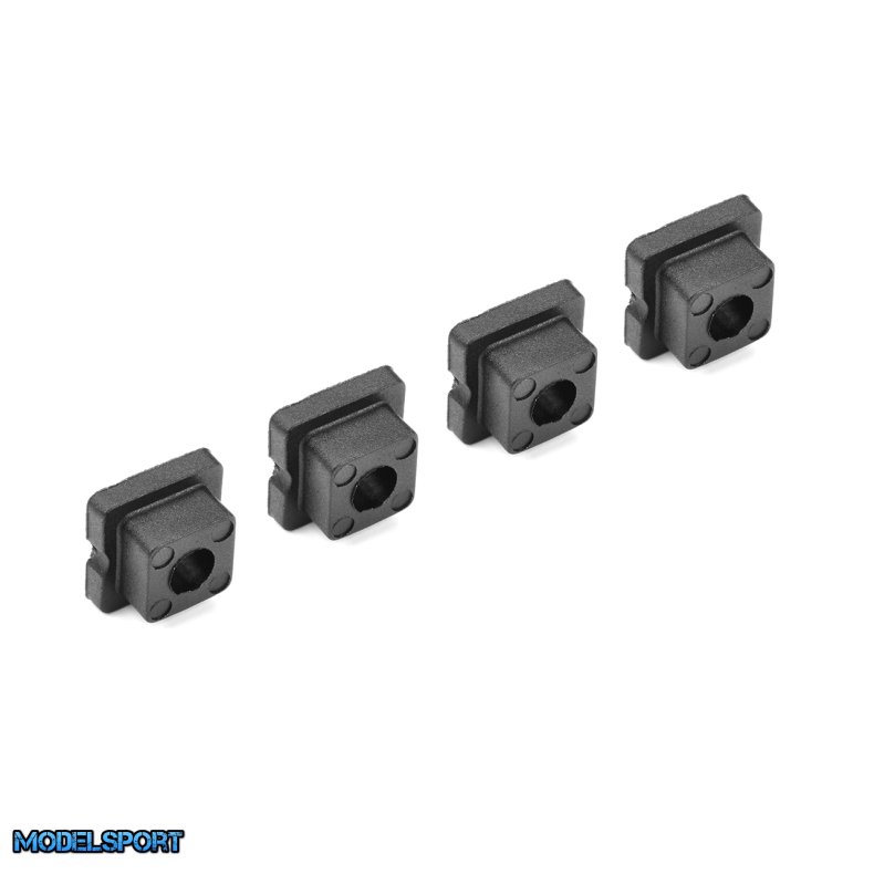 Team Corally - Bushings Set - For 5mm Shock Tower - Through hole - 0 Deg - 4 Pcs