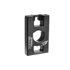 Team Corally Center Diff Bulkhead Aluminum 7075 Black  1 Pc
