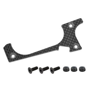 Team Corally Suspension Arm Cover Stiffener HDA-4 Lower Front Left Carbon 3mm 1 Pc