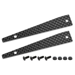 Team Corally Suspension Arm Cover Stiffener HDA-4 Upper Front Left/Right Carbon 2mm 2 pcs