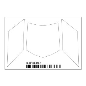 Team Corally Body Window Paint Mask SBX-825 1Pc