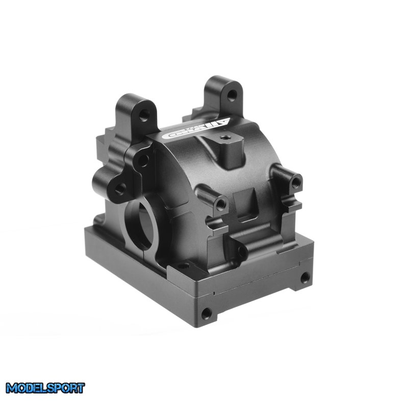 Team Corally - Gearbox Case Set - Aluminum 7075 - Black - 1 Set