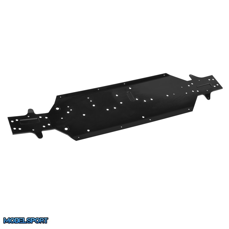 Team Corally - Chassis - XL6S - Aluminum - Black - 1 Pc