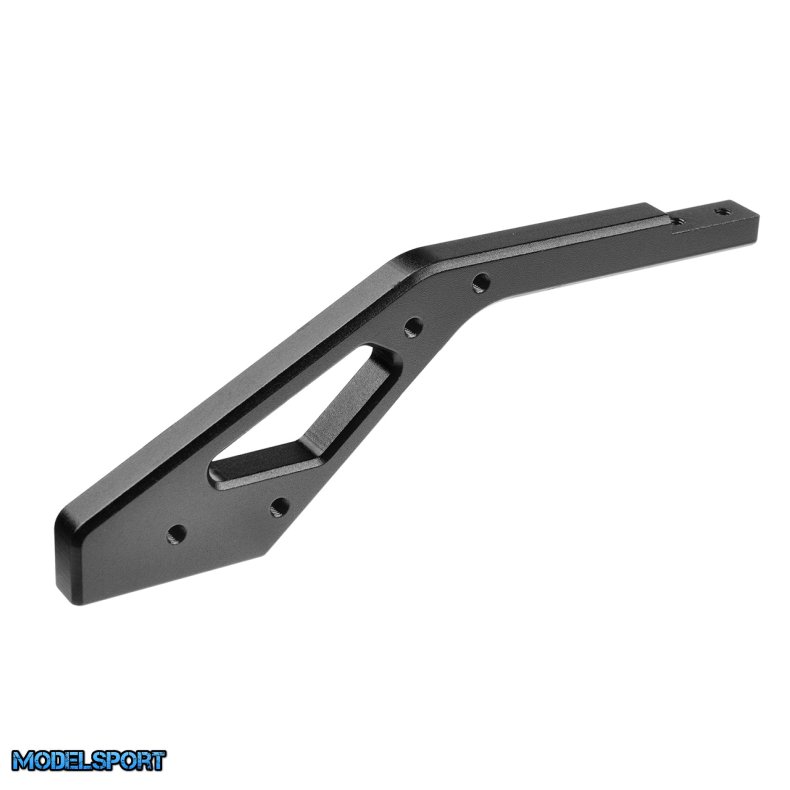 Team Corally - Chassis Brace - XL6S - Rear - Aluminum 7075 - Hard Anodised - Black - Made In Italy - 1 Pc