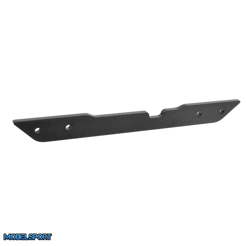 Team Corally - Chassis Brace - XL6S - Center Lower - Aluminum 3mm - Black - 1 Pc