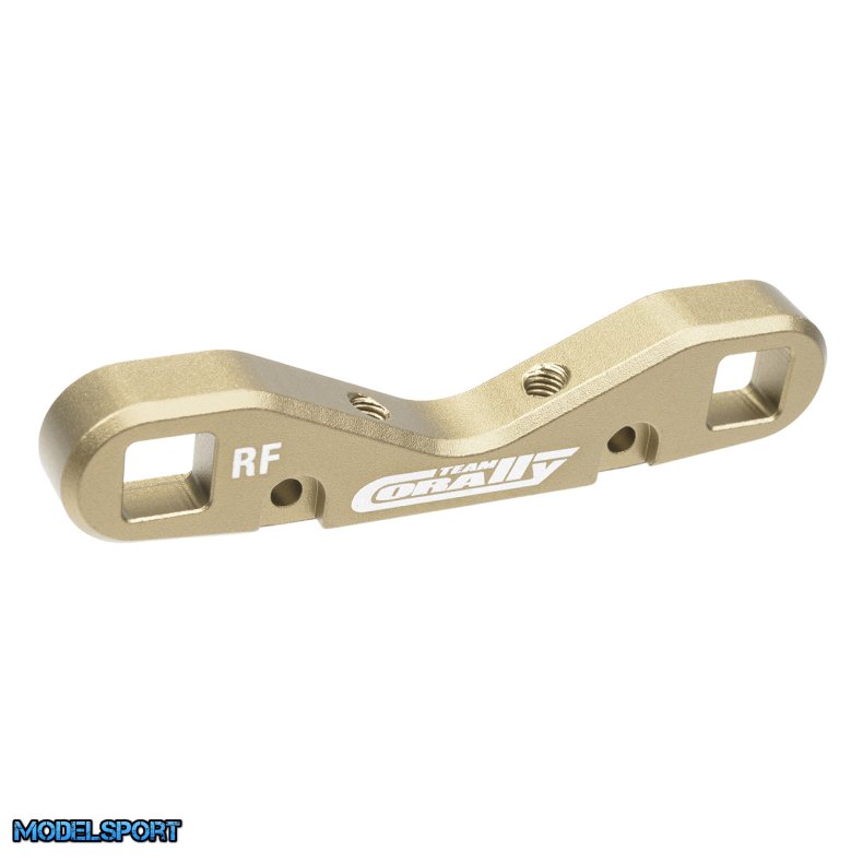Team Corally - Suspension Arm Mount - HD - RE/FR - Aluminum 8mm - Limited Edition - 1 Pc