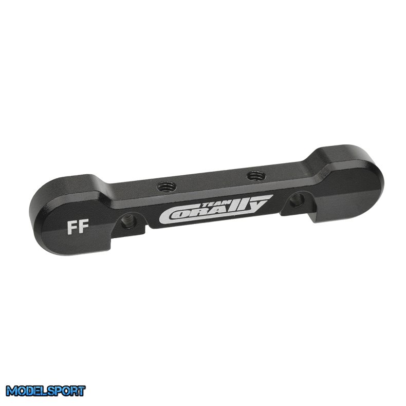 Team Corally - Suspension Arm Mount - HD - FR-FR - Aluminum 8mm - Black - 1 Pc