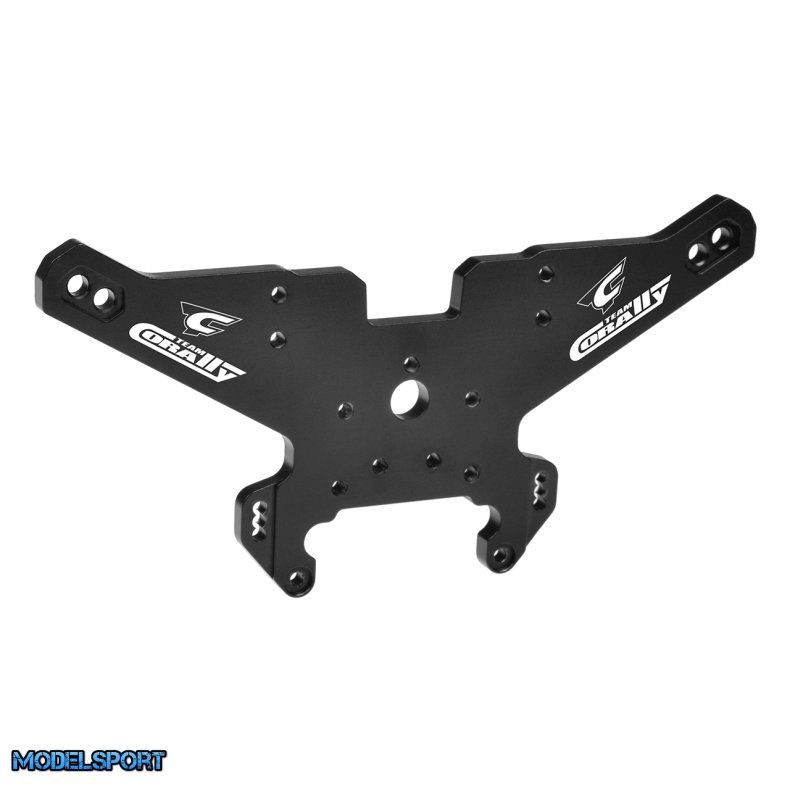 Team Corally - Shock Tower - MT-G2 - Rear - Aluminum - 5mm - Black - 1 Pc