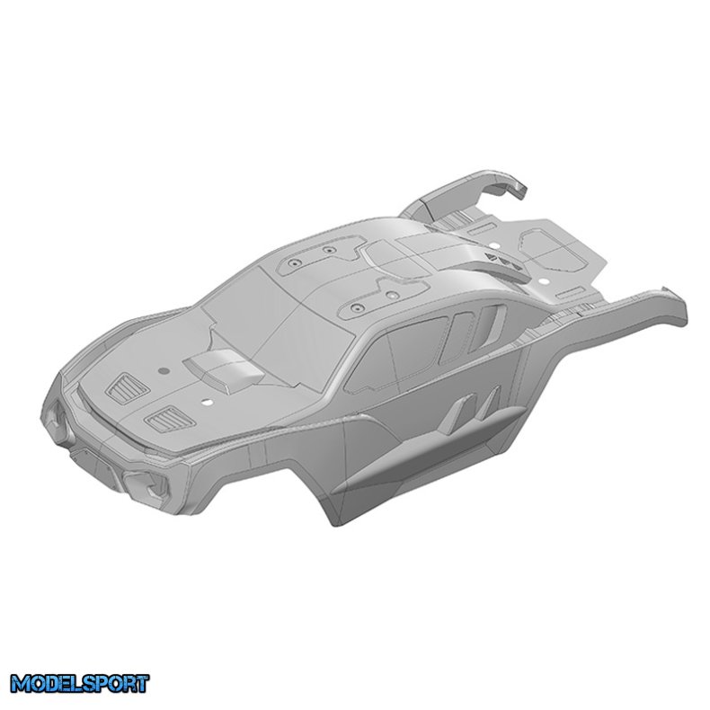 Team Corally - Polycarbonate Body - Kagama XP 6S - Clear - Cut - Decals - Accessories - 1 Pc