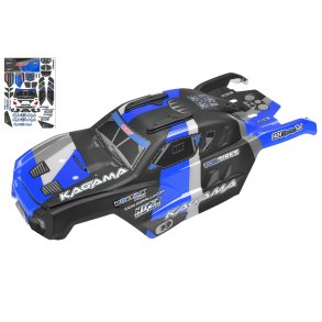 Team Corally - Polycarbonate Body - Kagama XP 6S - Painted - Cut - Decals - Accessories - Blue Color - 1 Pc