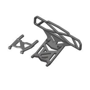 Team Corally - Bumper - Bull Bar Type - Rear - 1 Set