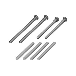 Team Corally - Arm Pin Set - 1 Set