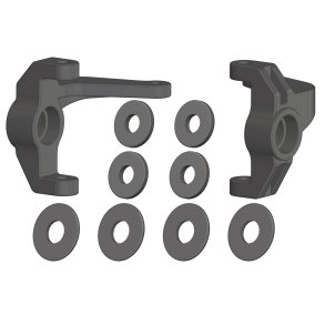 Team Corally - Steering Block - L/R- 1 Set