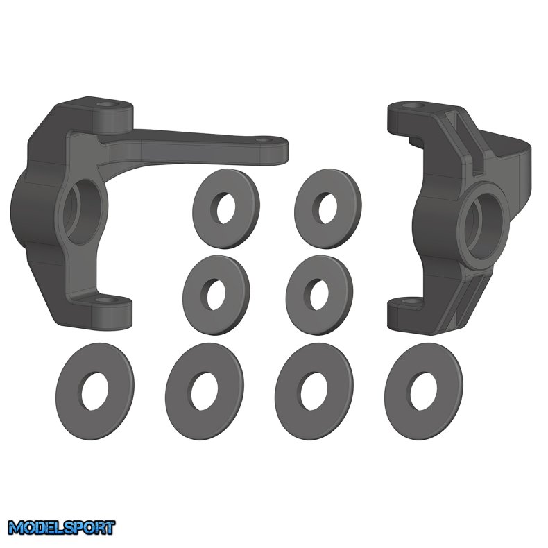 Team Corally - Steering Block - L/R- 1 Set