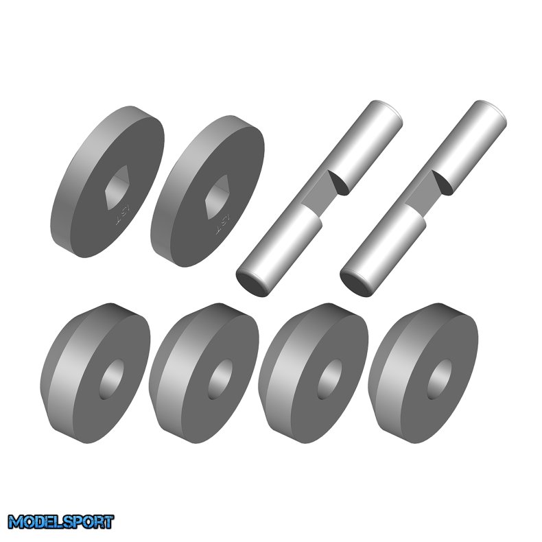 Team Corally - Planetary Diff Gears - Metal - 1 Set