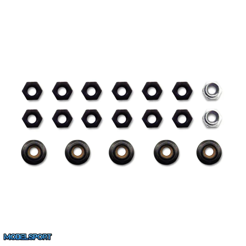 Carisma RC - CRF-1 Locknut - Set 19 Pcs
