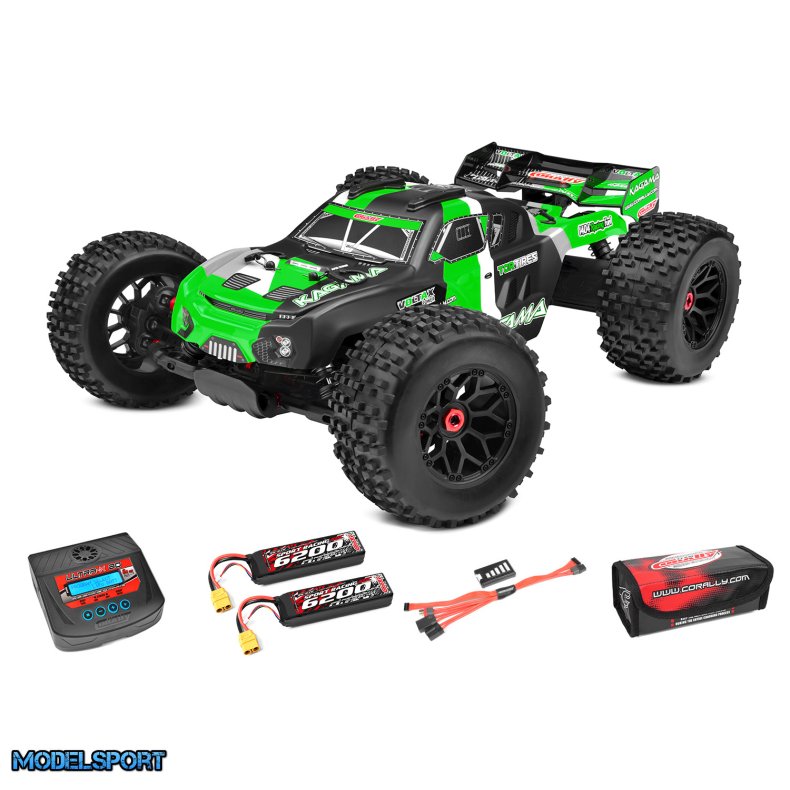 Team Corally - Kagama XP 6S RTR - Drive'n Go Pack 6S - Green Color