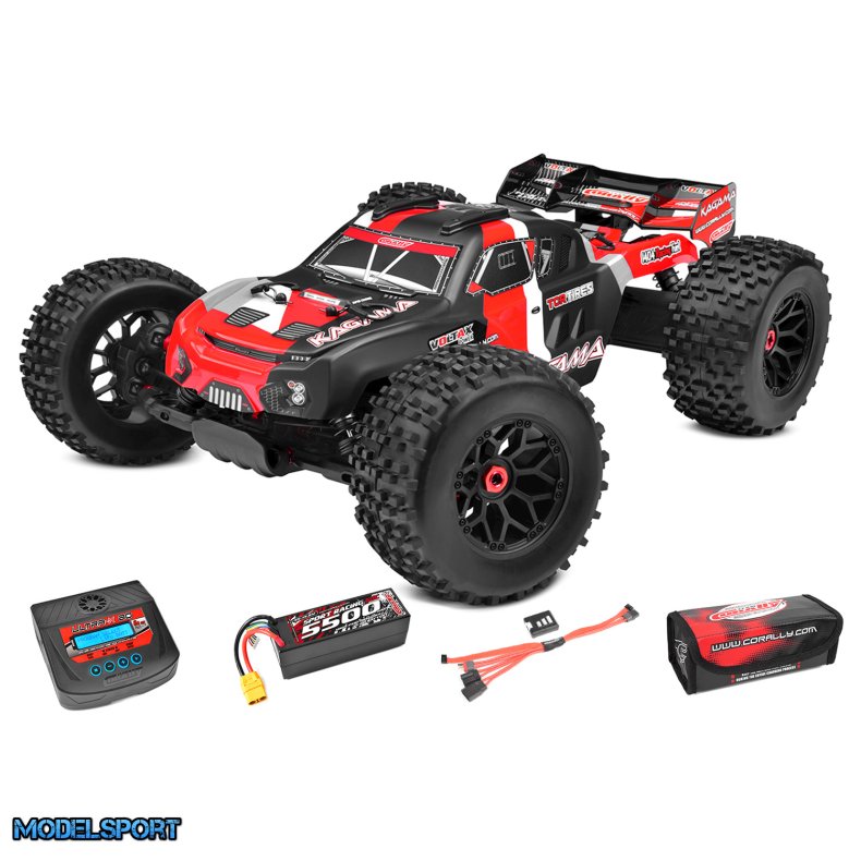Team Corally - Kagama XP 6S RTR - Drive'n Go Pack 4S - Red Color