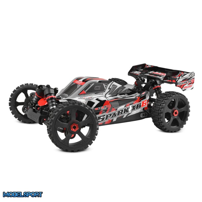 Team Corally - SPARK XB-6 - RTR - Red - Brushless Power 6S - No Battery - No Charger