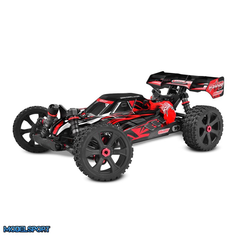 Team Corally - ASUGA XLR 6S - RTR - Red - Brushless Power 6S - No Battery - No Charger