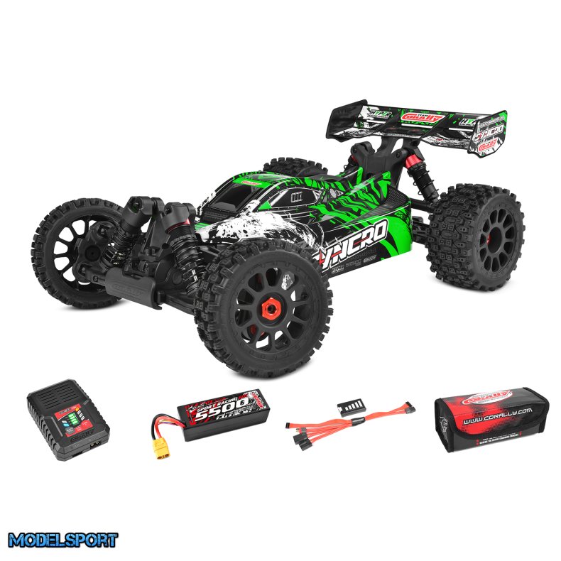 Team Corally - Syncro RTR - Drive'n Go Pack 3S - Green Color
